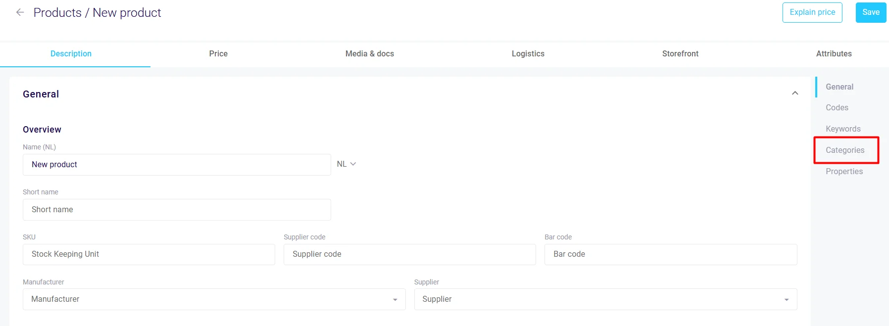 Add a product to multiple categories