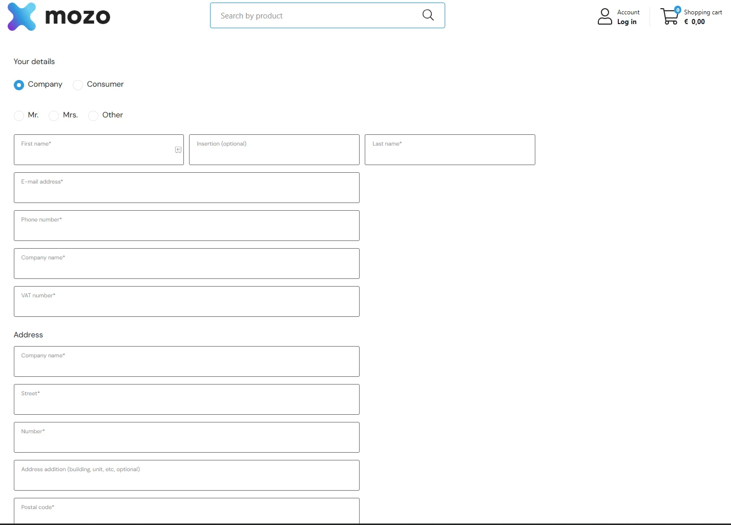 Registration process